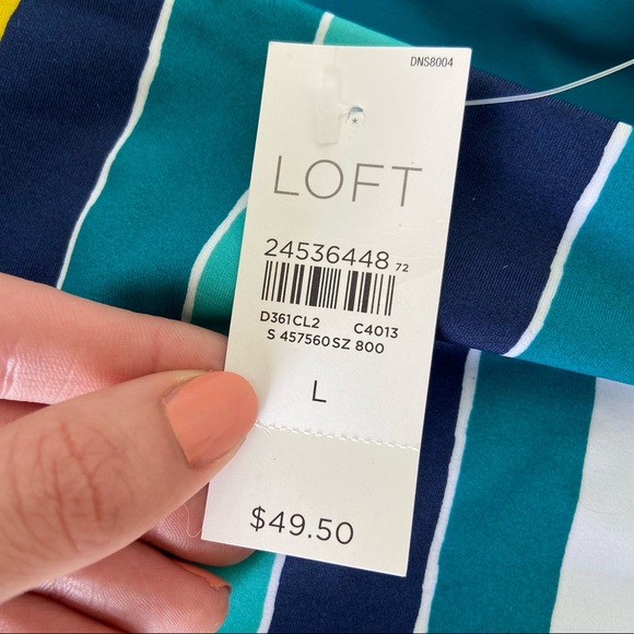 Loft Bathing Suit Set (Top and bottoms) NWT - Picture 5 of 8